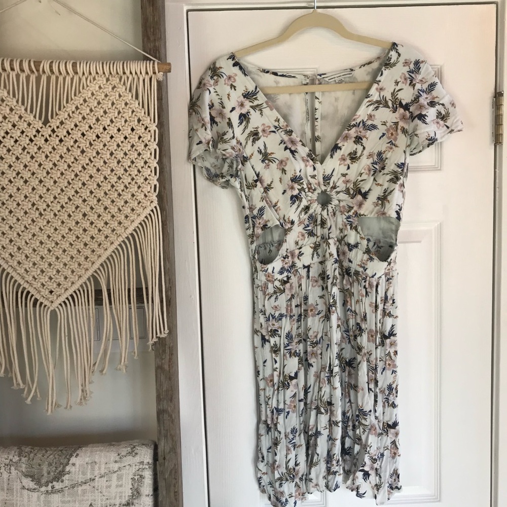 Floral AE Dress With Cut Outs